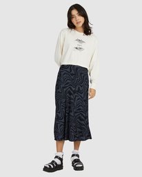 1 Strata Annika Skirt Grey UVJWK00108 RVCA