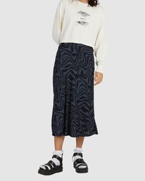 4 Strata Annika Skirt Grey UVJWK00108 RVCA