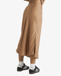 2 Annika Midi Skirt Brown UVJWK00132 RVCA