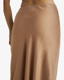 3 Annika Midi Skirt Brown UVJWK00132 RVCA
