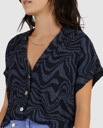 2 Strata Shirt Grey UVJWT00110 RVCA
