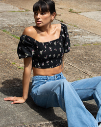 SPRINKLE SMOCKED TOP  UVJWT00132