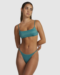 1 Seaside Bralette Bikini Top Blue UVJX300125 RVCA