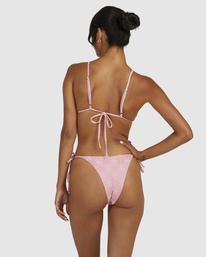 rvca, Daisy Skimpy Bikini Bottoms, SEA PINK (mgb0) DAISY SKIMPY TIE SIDE BOTTOM UVJX400109
