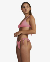 2 LACEY MEDIUM TIE SIDE BIKINI BOTTOM Pink UVJX400125 RVCA