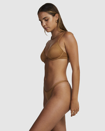 2 Halo Skimpy Bikini Bottom Brown UVJX400129 RVCA