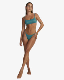 4 Seaside Ultra Skimpy Bikini Bottom Blue UVJX400130 RVCA