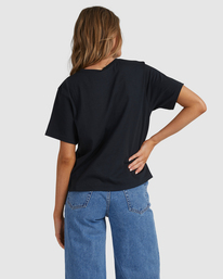 RVCA CURL KEYLINE TEE  UVJZT00110