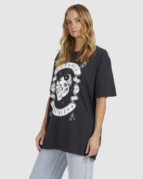 4 Cosmic Tee Black UVJZT00127 RVCA