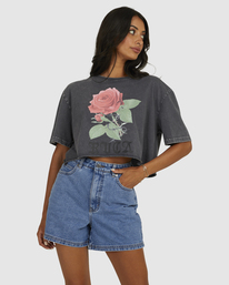 1 ROSES HALF RUMMAGE Black UVJZT00156 RVCA