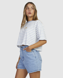 3 Stripes Half Rummage - T-Shirt for Women White UVJZT00159 RVCA