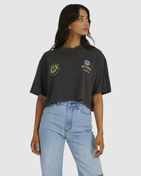 0 Chaos Half Rummage - Camiseta para Mujer Negro UVJZT00163 RVCA