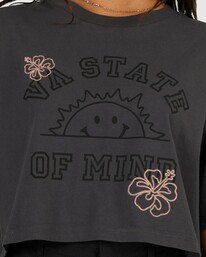 4 VA STATE HALF RUMMAGE T-SHIRT Black UVJZT00168 RVCA