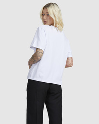 3 KRAK PANTHER EASY T-SHIRT White UVJZT00192 RVCA