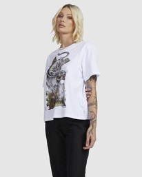 2 KRAK PANTHER EASY T-SHIRT White UVJZT00192 RVCA