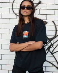 BEAUTY OF RVCA RELAXED TEE  UVJZT00204