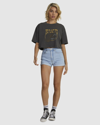 4 Eagle Half T-Shirt Black UVJZT00222 RVCA