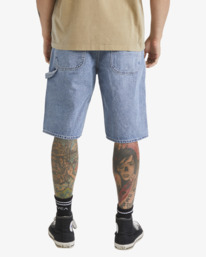 2 Americana Denim Shorts Blue UVYDS03001 RVCA