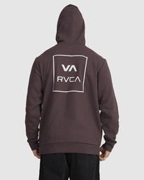 1 RVCA All The Ways - Kapuzenpulli für Männer Braun UVYFT00121 RVCA
