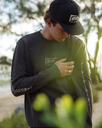 0 PRETTY SHARP CREW Black UVYFT00175 RVCA
