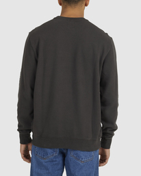 3 PRETTY SHARP CREW Black UVYFT00175 RVCA