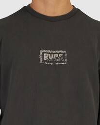 4 PRETTY SHARP CREW Black UVYFT00175 RVCA