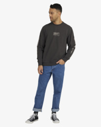 5 PRETTY SHARP CREW Black UVYFT00175 RVCA