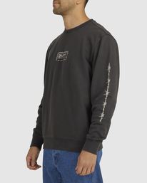 2 PRETTY SHARP CREW Black UVYFT00175 RVCA
