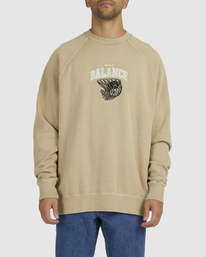 5 Hoops Raglan - Sweatshirt for Men Beige UVYFT00177 RVCA