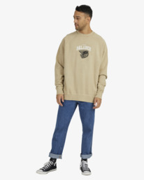 6 Hoops Raglan - Sweatshirt for Men Beige UVYFT00177 RVCA