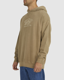 4 RVCA Healing - Hoodie for Men Brown UVYFT00187 RVCA