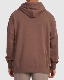 3 RVCA CIRCA HOODIE Brown UVYFT00218 RVCA