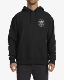 1 COEXIST HOODIE Black UVYFT00221 RVCA