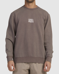 5 Head Quarters - Sweatshirt for Men Grey UVYFT00222 RVCA