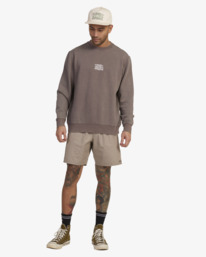 6 Head Quarters - Sweatshirt for Men Grey UVYFT00222 RVCA