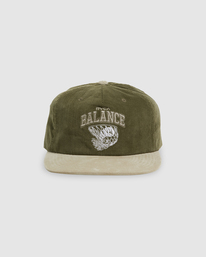 1 Hoops - Strapback Cap for Men Green UVYHA00177 RVCA