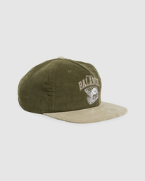 4 Hoops - Strapback Cap for Men Green UVYHA00177 RVCA