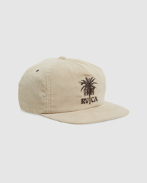 4 Radio Palms - Gorra con cincha posterior de ajuste para Hombre Blanco UVYHA00182 RVCA