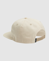 3 RVCA Head Quarters - Casquette snapback pour Homme Blanc UVYHA00199 RVCA