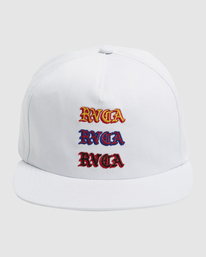 2 TRILOGY SNAPBACK White UVYHA00208 RVCA