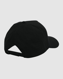 3 RVCA Offset Pinched Snapback Cap Black UVYHA00228 RVCA