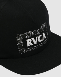 4 Break Away Snapback Cap Black UVYHA00230 RVCA