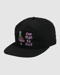 2 Too High Clipback Cap Black UVYHA00232 RVCA