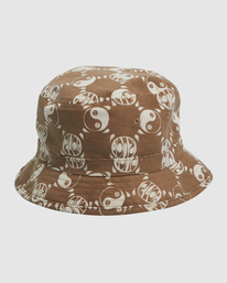 1 RVCA Healing Revo Bucket Hat Brown UVYHA00238 RVCA