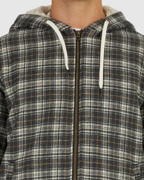 3 CALI PLAID JACKET Black UVYJK00109 RVCA