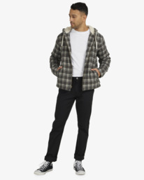 4 CALI PLAID JACKET Black UVYJK00109 RVCA