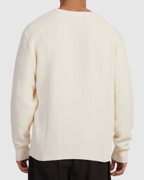 2 DUKE CREW KNIT White UVYSW00102 RVCA