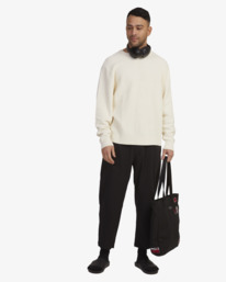 4 DUKE CREW KNIT White UVYSW00102 RVCA