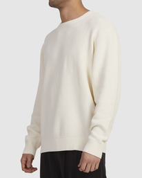 1 DUKE CREW KNIT White UVYSW00102 RVCA