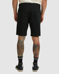 3 DAGGERS TWILL SHORT Black UVYWS00104 RVCA